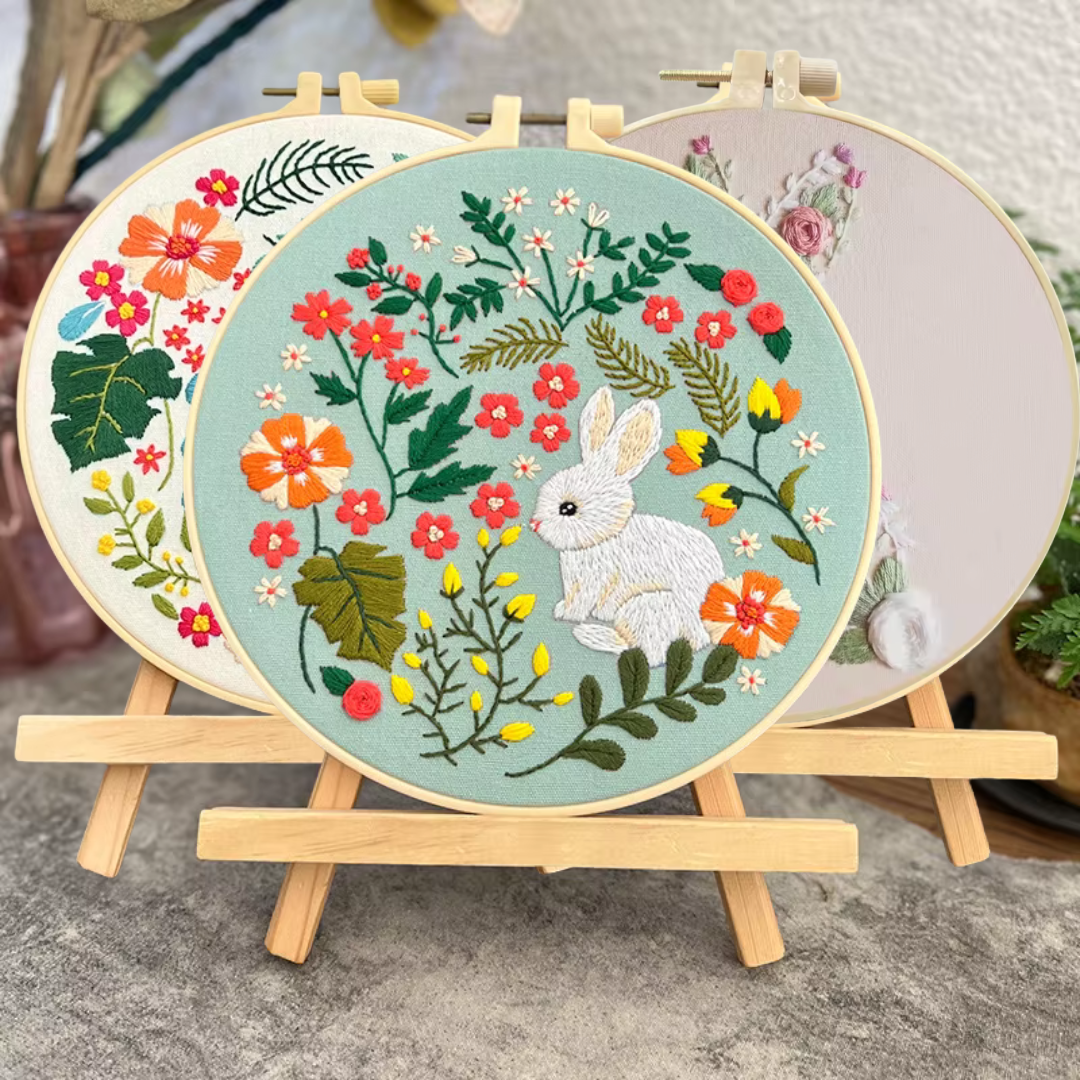 Floral Bunny Stitches